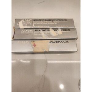 Lot Of 3 New In Box ALMAY Amazing Lasting Lip Color‎ Lipstick - Grapevine